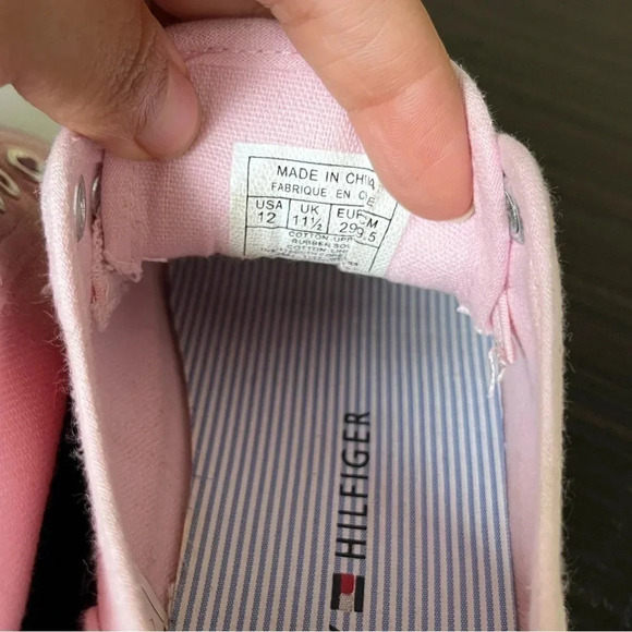 TOMMY HILFIGER Girls Slip on Sneakers SZ 12 - Picture 4 of 9